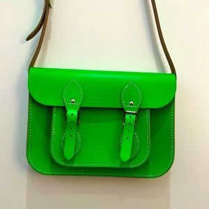 Cambridge Satchel CO never used neon bag